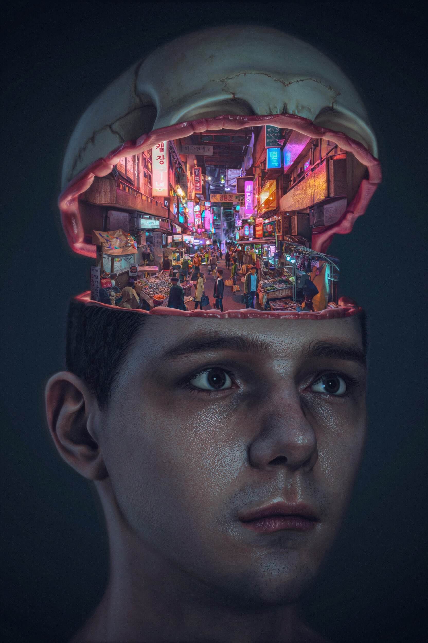 Macro photo of a flower